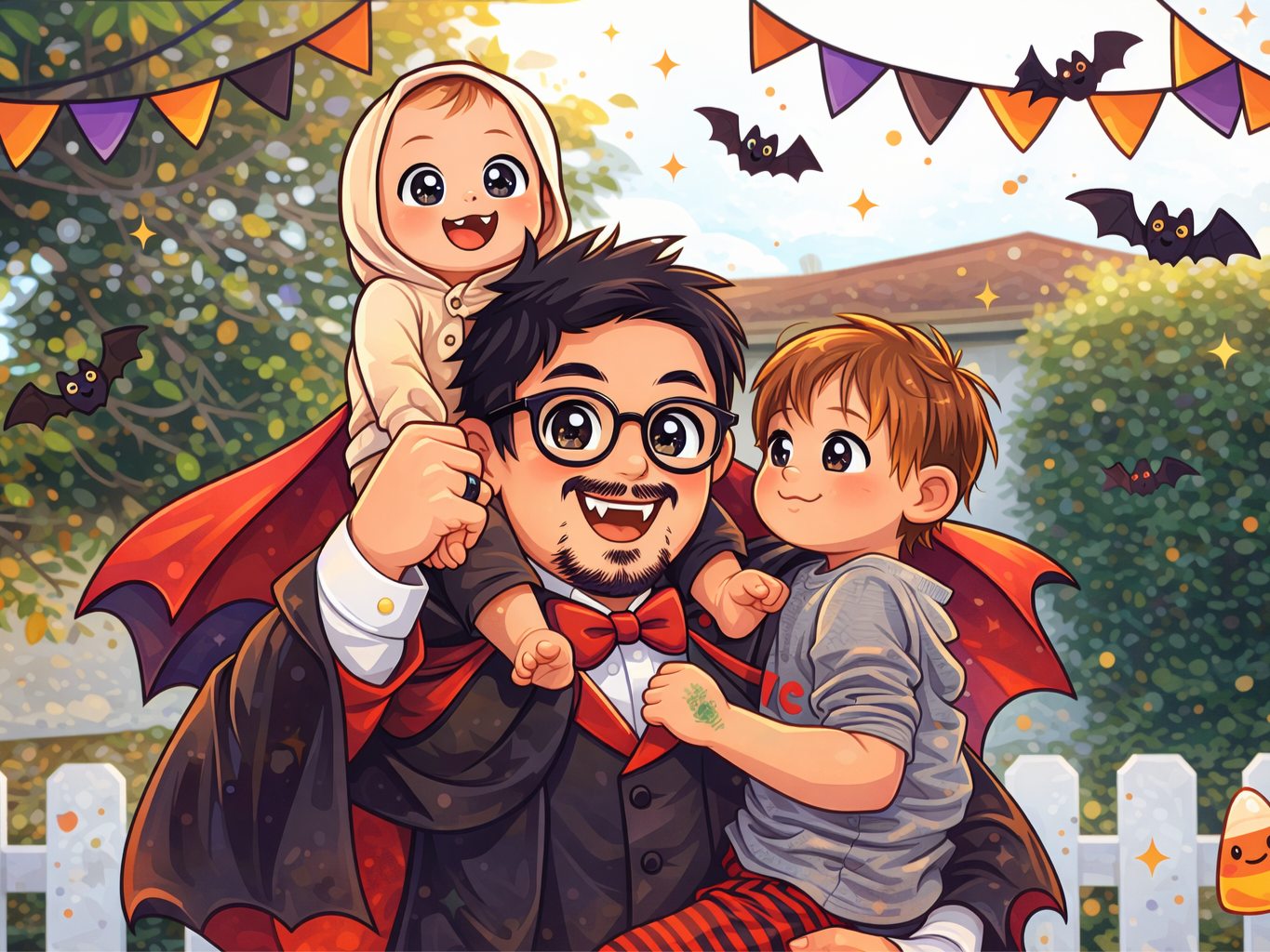 Friendly Cartoon Vampire